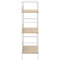 vidaXL Estantería de 3 niveles madera ingeniería roble 60x27,6x90,5 cm vidaXL Estantería de 3 niveles madera ingeniería roble 60x27,6x90,5 cm