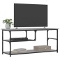 vidaXL Mueble de TV contrachapada y acero gris Sonoma 103x38x46,5 cm vidaXL Mueble de TV contrachapada y acero gris Sonoma 103x38x46,5 cm