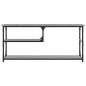 vidaXL Mueble de TV contrachapada y acero gris Sonoma 103x38x46,5 cm vidaXL Mueble de TV contrachapada y acero gris Sonoma 103x38x46,5 cm