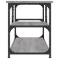 vidaXL Mueble de TV contrachapada y acero gris Sonoma 103x38x46,5 cm vidaXL Mueble de TV contrachapada y acero gris Sonoma 103x38x46,5 cm