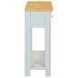 vidaXL Mesa consola de madera maciza de roble 83x30x73 cm 
