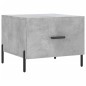 vidaXL Mesa de centro 2 uds madera ingeniería gris hormigón 50x50x40cm vidaXL Mesa de centro 2 uds madera ingeniería gris hormigón 50x50x40cm
