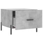 vidaXL Mesa de centro 2 uds madera ingeniería gris hormigón 50x50x40cm vidaXL Mesa de centro 2 uds madera ingeniería gris hormigón 50x50x40cm