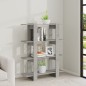 vidaXL Estantería/divisor de espacios gris hormigón 100x30x123,5 cm vidaXL Estantería/divisor de espacios gris hormigón 100x30x123,5 cm