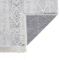 vidaXL Alfombra de algodón gris claro 120x180 cm vidaXL Alfombra de algodón gris claro 120x180 cm