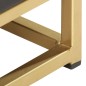 vidaXL Mesita de noche madera maciza mango negro y dorado 40x30x50cm vidaXL Mesita de noche madera maciza mango negro y dorado 40x30x50cm