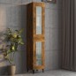 vidaXL Armario de pared colgante roble ahumado 34,5x34x90 cm vidaXL Armario de pared colgante roble ahumado 34,5x34x90 cm