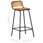 vidaXL Taburetes de cocina 2 unidades madera maciza de mango vidaXL Taburetes de cocina 2 unidades madera maciza de mango