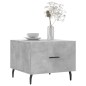 vidaXL Mesa de centro 2 uds madera ingeniería gris hormigón 50x50x40cm vidaXL Mesa de centro 2 uds madera ingeniería gris hormigón 50x50x40cm