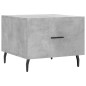 vidaXL Mesa de centro 2 uds madera ingeniería gris hormigón 50x50x40cm vidaXL Mesa de centro 2 uds madera ingeniería gris hormigón 50x50x40cm