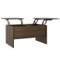 vidaXL Mesa de centro madera contrachapada marrón roble 80x50x42,5 cm vidaXL Mesa de centro madera contrachapada marrón roble 80x50x42,5 cm
