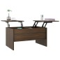 vidaXL Mesa de centro madera contrachapada marrón roble 80x50x42,5 cm vidaXL Mesa de centro madera contrachapada marrón roble 80x50x42,5 cm