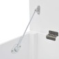 vidaXL Banco de almacenamiento estilo barroco MDF blanco vidaXL Banco de almacenamiento estilo barroco MDF blanco