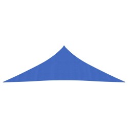 vidaXL Toldo de vela HDPE azul 160 g/m² 3,5x3,5x4,9 m