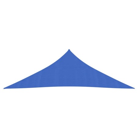 vidaXL Toldo de vela HDPE azul 160 g/m² 3,5x3,5x4,9 m