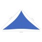vidaXL Toldo de vela HDPE azul 160 g/m² 3,5x3,5x4,9 m vidaXL Toldo de vela HDPE azul 160 g/m² 3,5x3,5x4,9 m