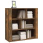 vidaXL Aparador madera contrachapada color roble ahumado 80x30x80 cm vidaXL Aparador madera contrachapada color roble ahumado 80x30x80 cm