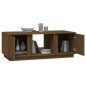 vidaXL Mesa de centro madera maciza de pino marrón miel 110x50x40 cm vidaXL Mesa de centro madera maciza de pino marrón miel 110x50x40 cm