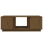 vidaXL Mesa de centro madera maciza de pino marrón miel 110x50x40 cm vidaXL Mesa de centro madera maciza de pino marrón miel 110x50x40 cm