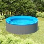 vidaXL Piscina de chapoteo gris 350x90 cm vidaXL Piscina de chapoteo gris 350x90 cm