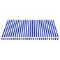 vidaXL Tela de repuesto para toldo azul y blanco 4x3,5 m vidaXL Tela de repuesto para toldo azul y blanco 4x3,5 m