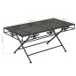 vidaXL Mesa de centro plegable estilo vintage metal 100x50x45 cm negro vidaXL Mesa de centro plegable estilo vintage metal 100x50x45 cm negro