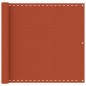 vidaXL Toldo para balcón HDPE naranja 90x600 cm vidaXL Toldo para balcón HDPE naranja 90x600 cm