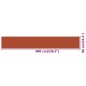 vidaXL Toldo para balcón HDPE naranja 90x600 cm vidaXL Toldo para balcón HDPE naranja 90x600 cm