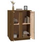 vidaXL Aparador de madera maciza de pino marrón miel 60x35x80 cm vidaXL Aparador de madera maciza de pino marrón miel 60x35x80 cm