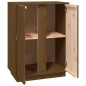 vidaXL Aparador de madera maciza de pino marrón miel 60x35x80 cm vidaXL Aparador de madera maciza de pino marrón miel 60x35x80 cm