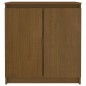 vidaXL Armario auxiliar madera maciza de pino marrón miel 60x36x65 cm vidaXL Armario auxiliar madera maciza de pino marrón miel 60x36x65 cm