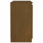 vidaXL Armario auxiliar madera maciza de pino marrón miel 60x36x65 cm vidaXL Armario auxiliar madera maciza de pino marrón miel 60x36x65 cm