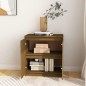vidaXL Armario auxiliar madera maciza de pino marrón miel 60x36x65 cm vidaXL Armario auxiliar madera maciza de pino marrón miel 60x36x65 cm