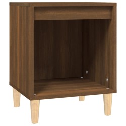 vidaXL Mesita de noche roble marrón 40x35x50 cm