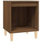 vidaXL Mesita de noche roble marrón 40x35x50 cm vidaXL Mesita de noche roble marrón 40x35x50 cm