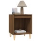 vidaXL Mesita de noche roble marrón 40x35x50 cm vidaXL Mesita de noche roble marrón 40x35x50 cm