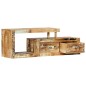 vidaXL Mueble para la TV 120x30x40 cm madera maciza reciclada