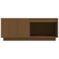 vidaXL Mesa de centro madera maciza pino marrón miel 100x101x40,5 cm vidaXL Mesa de centro madera maciza pino marrón miel 100x101x40,5 cm
