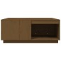 vidaXL Mesa de centro madera maciza pino marrón miel 100x101x40,5 cm vidaXL Mesa de centro madera maciza pino marrón miel 100x101x40,5 cm