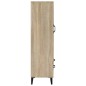 vidaXL Aparador madera contrachapada color roble Sonoma 70x31x115 cm vidaXL Aparador madera contrachapada color roble Sonoma 70x31x115 cm