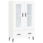vidaXL Aparador alto madera de ingeniería blanco 69,5x31x115 cm vidaXL Aparador alto madera de ingeniería blanco 69,5x31x115 cm