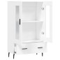 vidaXL Aparador alto madera de ingeniería blanco 69,5x31x115 cm vidaXL Aparador alto madera de ingeniería blanco 69,5x31x115 cm