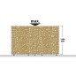 wolfcraft Estante modular para apilar leña XXL 5125000