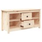 vidaXL Mueble de TV de madera maciza de pino 103x36,5x52 cm vidaXL Mueble de TV de madera maciza de pino 103x36,5x52 cm