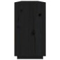 vidaXL Aparador madera maciza de pino negro 100x40x75 cm vidaXL Aparador madera maciza de pino negro 100x40x75 cm