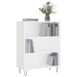 vidaXL Estantería madera de ingeniería blanco 69,5x32,5x90 cm vidaXL Estantería madera de ingeniería blanco 69,5x32,5x90 cm