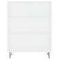 vidaXL Estantería madera de ingeniería blanco 69,5x32,5x90 cm vidaXL Estantería madera de ingeniería blanco 69,5x32,5x90 cm