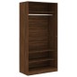 vidaXL Armario madera contrachapada color roble marrón 100x50x200 cm vidaXL Armario madera contrachapada color roble marrón 100x50x200 cm