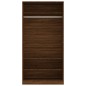 vidaXL Armario madera contrachapada color roble marrón 100x50x200 cm vidaXL Armario madera contrachapada color roble marrón 100x50x200 cm