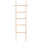 vidaXL Toallero escalera madera maciza de nogal 170 cm vidaXL Toallero escalera madera maciza de nogal 170 cm